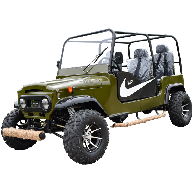 四驱地形吉普沙滩车盘盘式四座300c自动挡12寸沙滩车