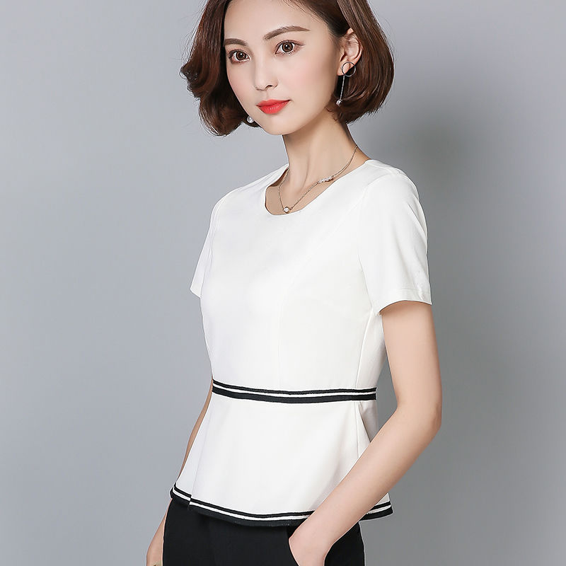 雪纺衫女2020夏季新款韩版修身OL气质荷叶边短袖显瘦短款收腰上衣在类目 运动/瑜伽/健身/球迷用品, 舞蹈/健美操/体操, 拉丁舞, 拉丁舞上装中 - 来自Buy2taobao.com提供专业的淘宝代购服务