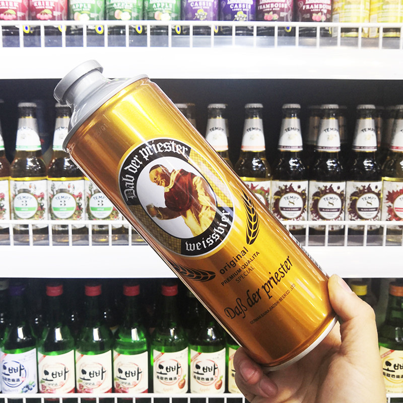 德国风味啤酒国产百纳教士原浆白啤1l桶装啤酒