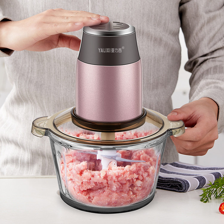 绞肉机家用电动小型打肉绞馅碎菜蒜蓉泥搅拌机多功能料理机