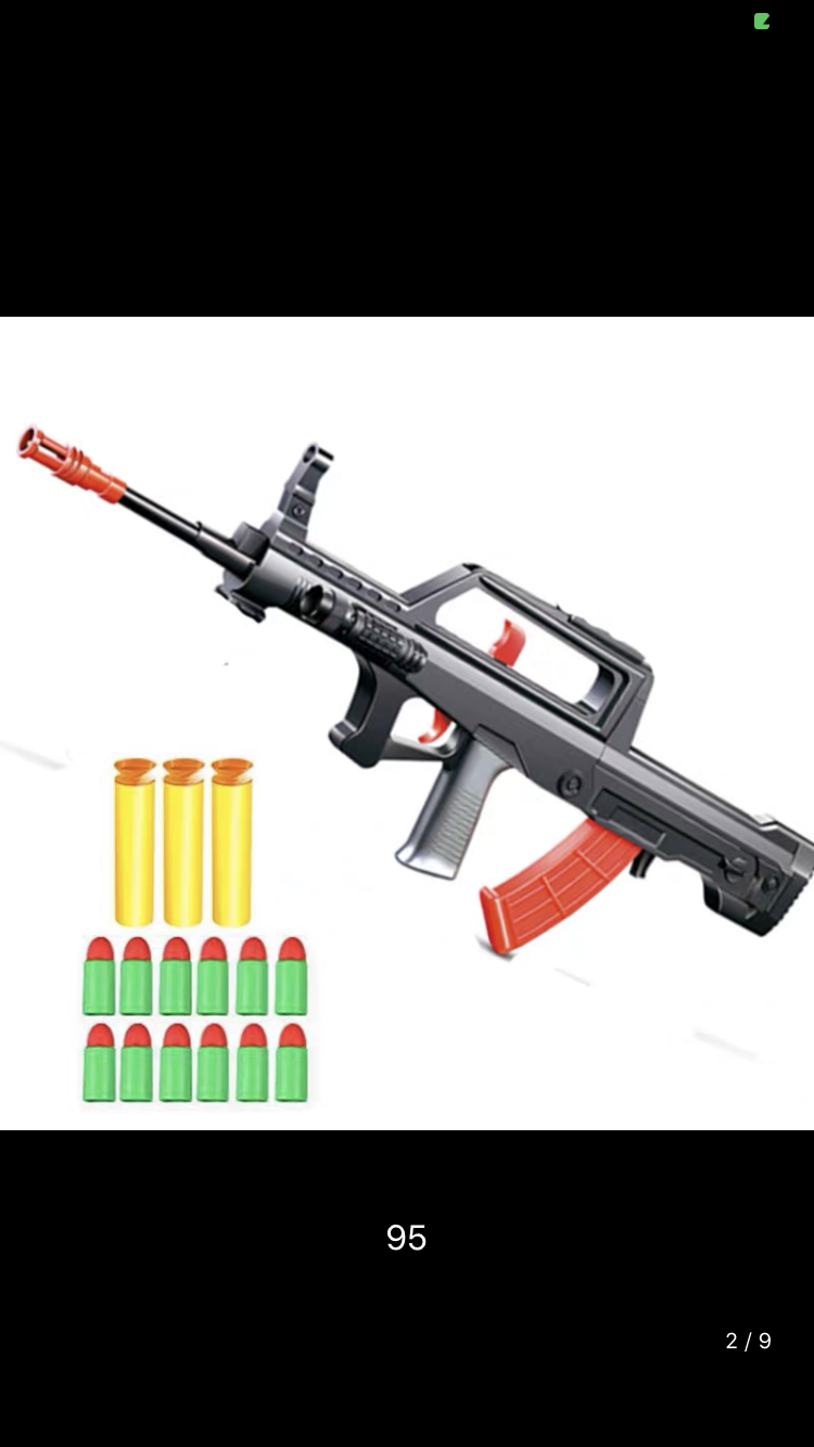 儿童玩具qbz中国军人95式突击步枪手动下供弹男孩软弹仿真抢吃鸡