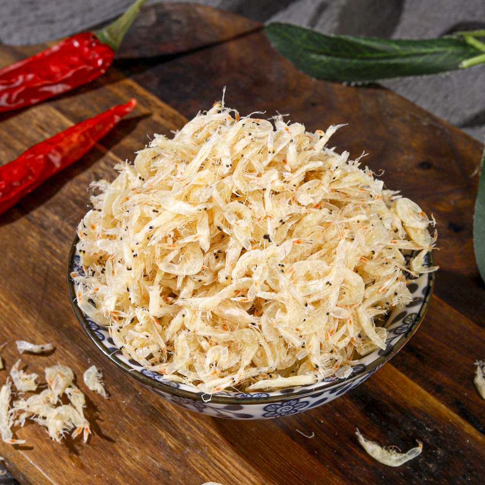 小白鲨淡干虾皮500g宝宝补钙辅食干虾野生海鲜水产虾米虾仁干货