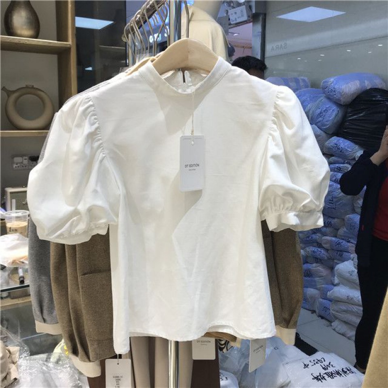 2020早春新款UUS韩版百搭打底上衣女装修身显瘦短袖T恤女衬衣女夏|ruв категории Женская одежда, рубашка - от Buy2taobao.com для оказания профессиональной услуги покупки агента Taobao
