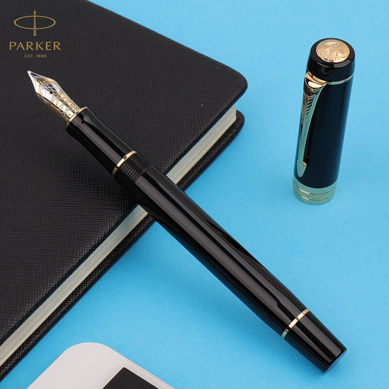 parker派克钢笔世纪纯黑金夹墨水笔高档商务男女士办公书写送礼