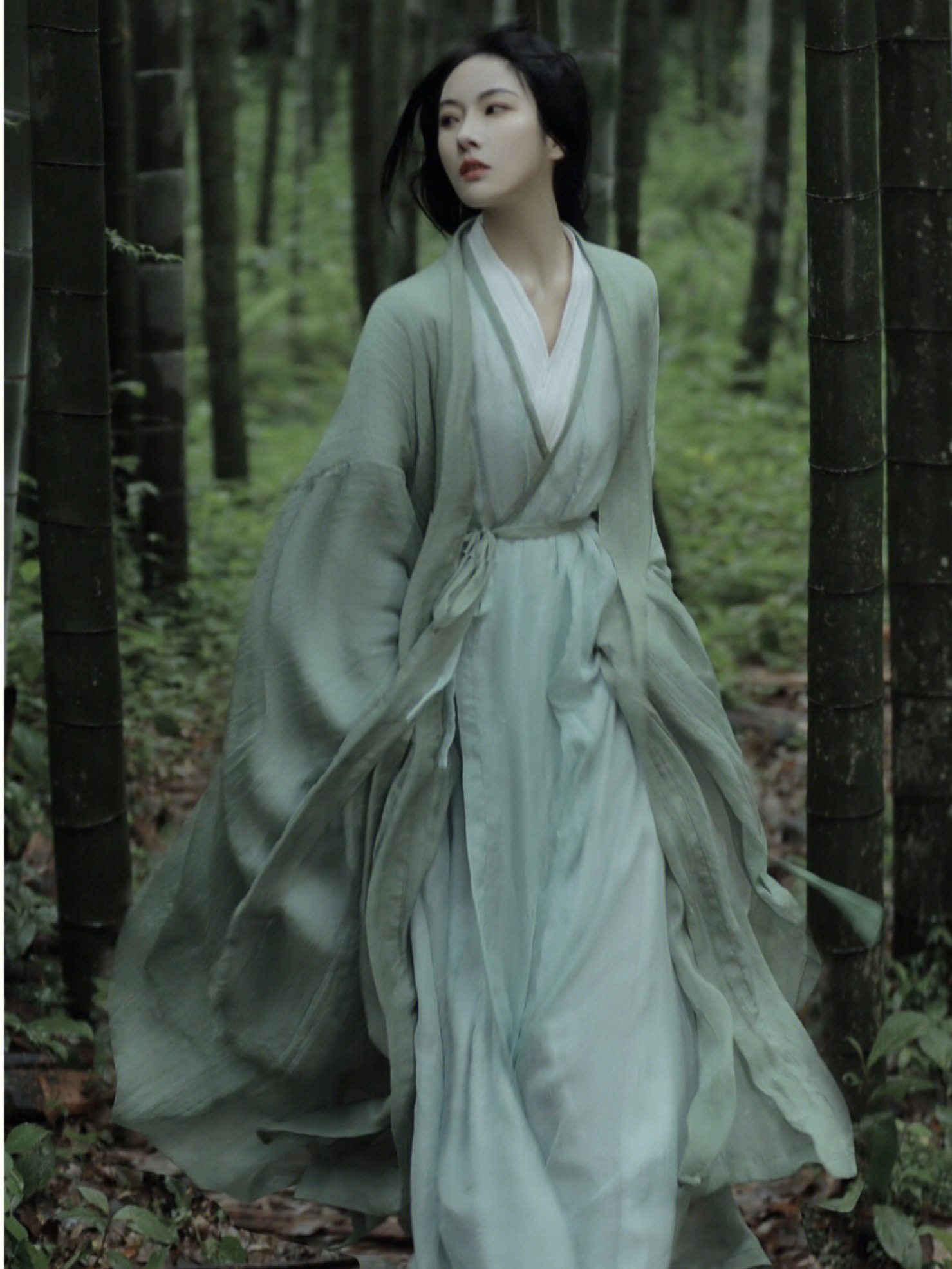 汉服广袖流仙裙魏晋