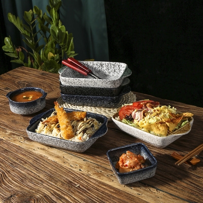 木质餐具套装日式盘图片