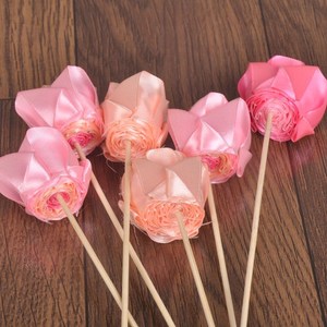 花艺水果签40厘米玫瑰网手工材料草莓花束竹签签子制作diy玫瑰花