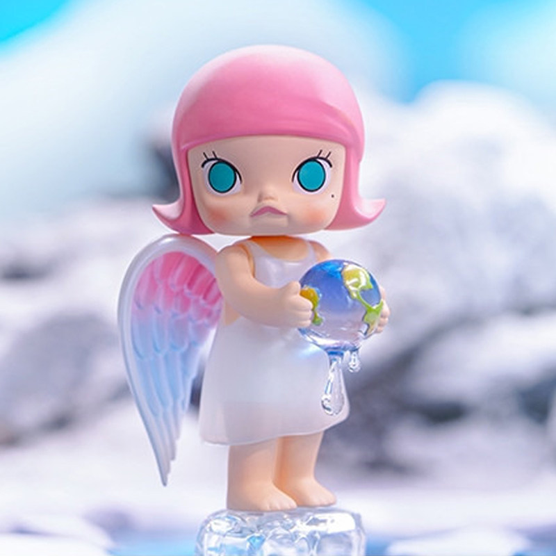 泡泡玛特正版molly我的小时候系列盲盒整套茉莉确认款圣诞礼物