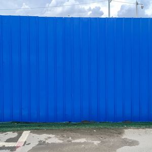 彩钢板围墙栏图片