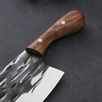 菜刀手工锻打三坚