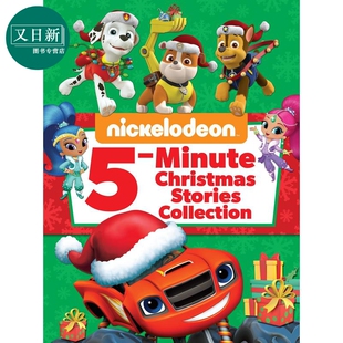 Nickelodeon 5-Minute Christmas Stories 尼克频道5分钟圣诞故事 英文原版 儿童绘本 卡通动画 3-7岁 又日新