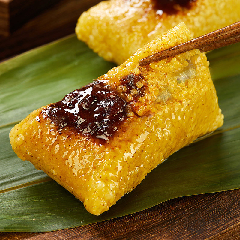 大黄米粽子手工新鲜蜜枣豆沙甜粽组合大枣糯米端午节粽子礼盒粽子