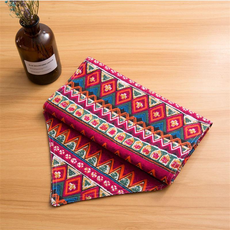 Buy Bohemian Cotton and hemp table flag Tea MAT fabric TV