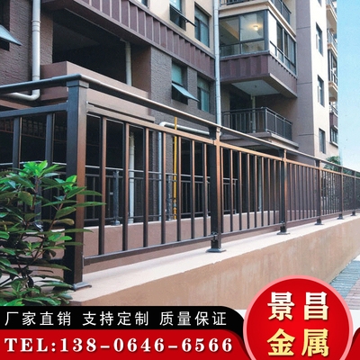 阳台护栏锌钢走廊围栏室外别墅扶手栏杆农村庭院围墙栅栏铁艺护.