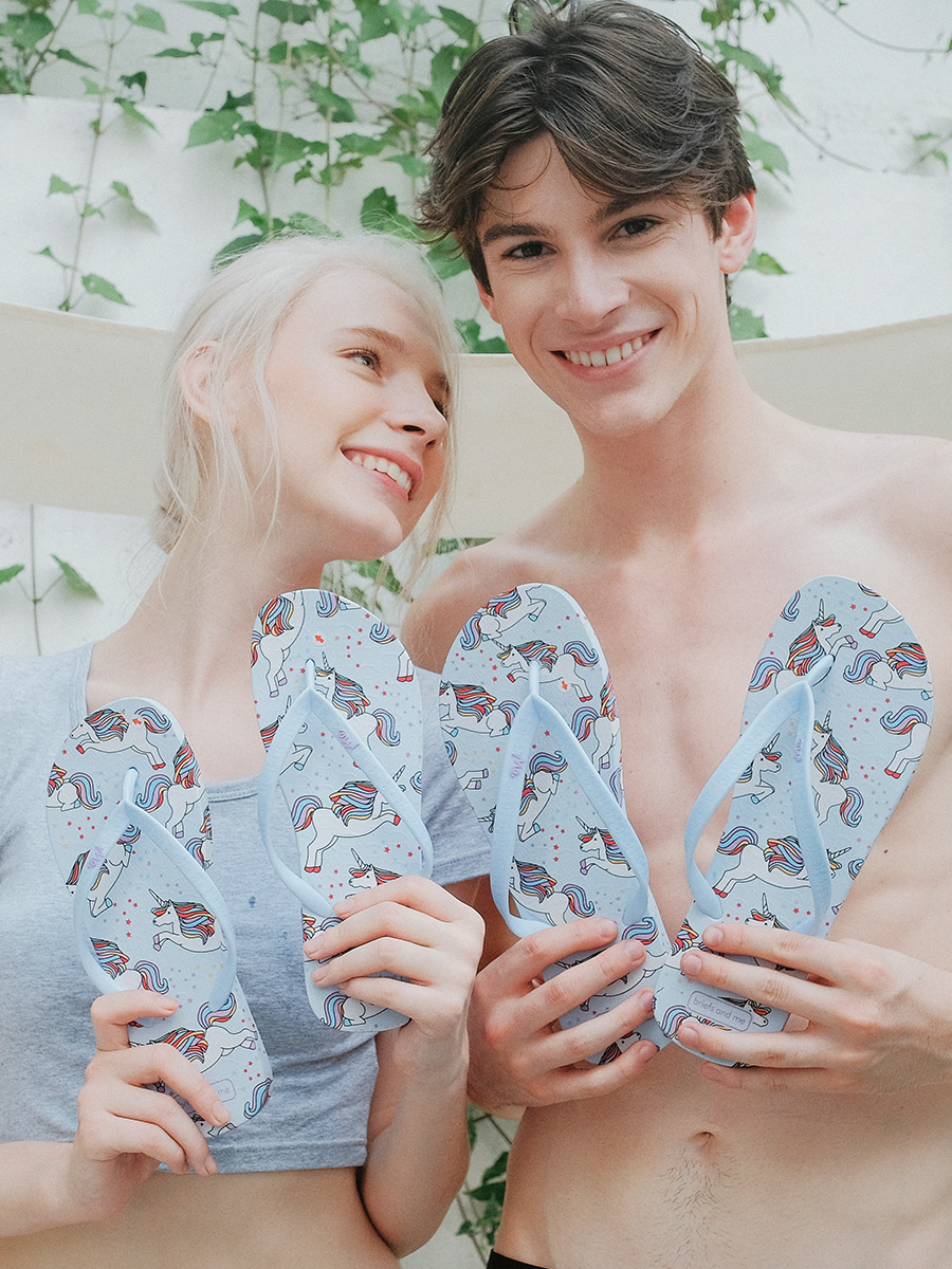 briefs and me lovers Red tide personality Versatile unicorn ins non-slip Sandy beach outdoors flip flopsin the Women's Shoes, slipper, flip flops category - from Buy2taobao.com to provide professional Taobao agent buy service