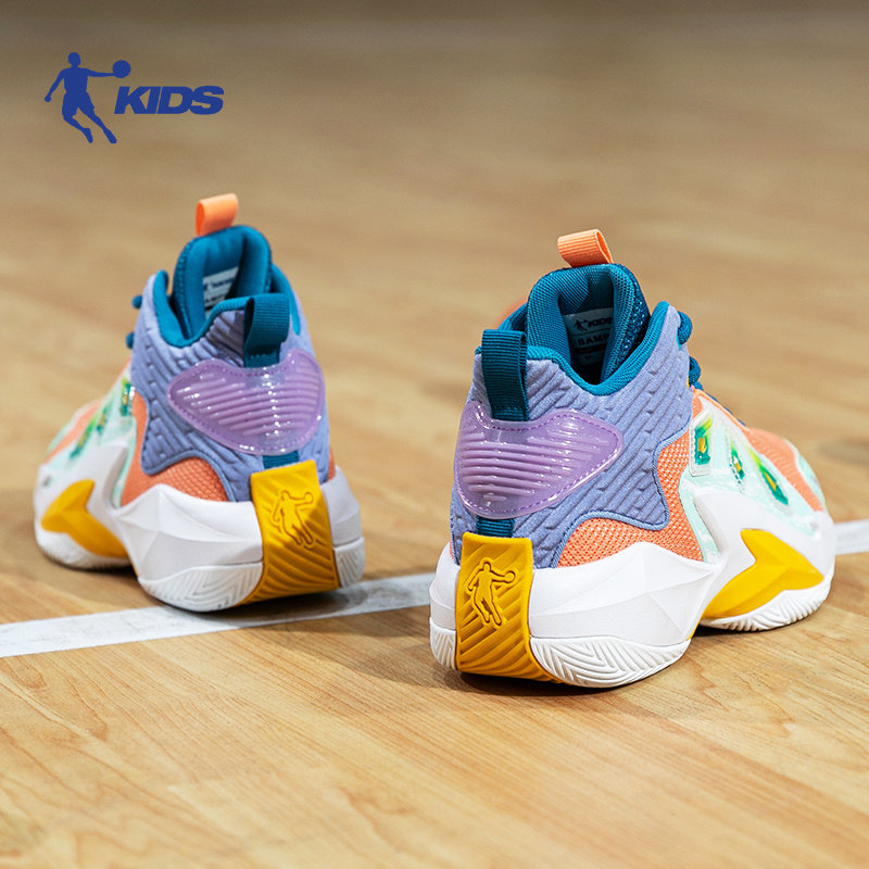 乔丹男童篮球鞋2022冬季新款透气耐磨专业训练大童球鞋儿童运动鞋