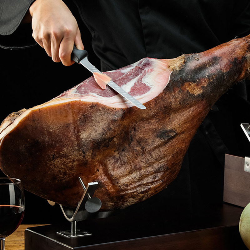 可生吃高原乌金藏香黑猪后腿腊肉 自然发酵3年整只火腿生吃8.5kg