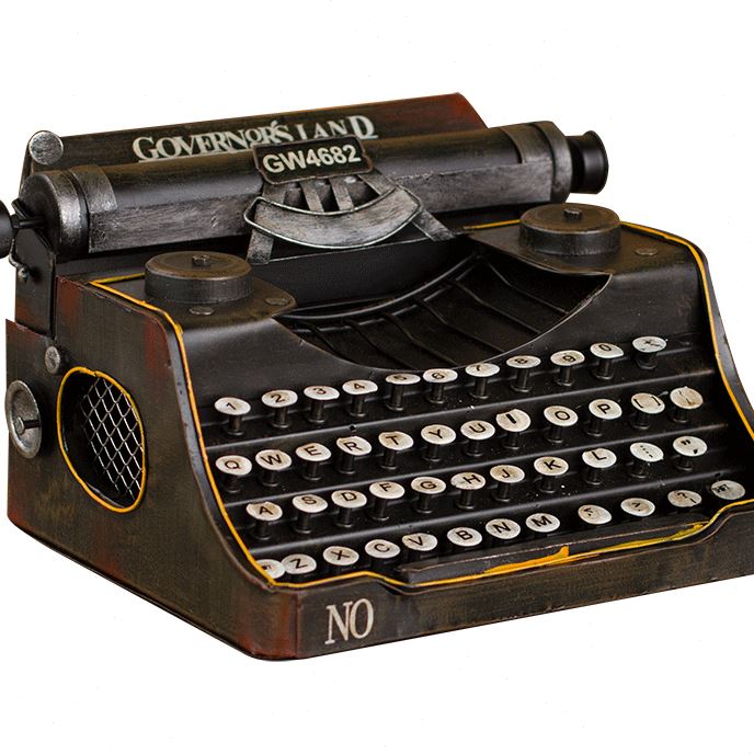 复古老式经典英文打字机模型怀旧家居书房z摆件电影道具橱窗装饰