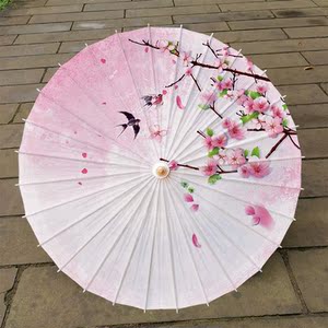 油纸伞女古风防雨防晒实用复古古典江南舞蹈传统装饰道具伞汉服伞