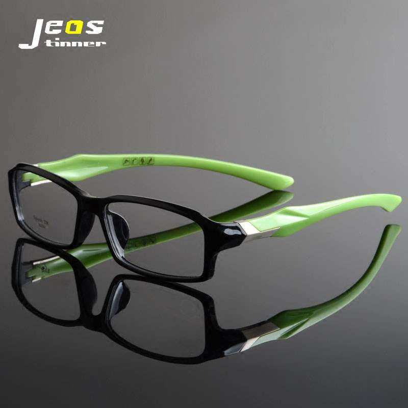 光学运动款眼镜框打篮球超轻tr90框架全个性防滑黑配近视眼镜男潮