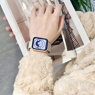 适用红米Redmi watch手表表带2代钢化膜保护壳小米Mi watch国际版lite腕带智能运动手环替换带个性iboann配件