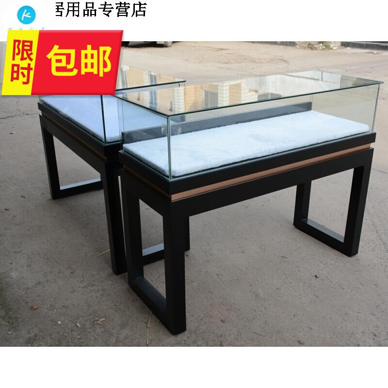 时尚黑0色烤珠宝饰品玉器玻璃展台古董柜台产品展示0柜博物馆展柜|ruв категории коммерческий/офисная мебель, полки/витрина, бутик - витрина/витрина - от Buy2taobao.com для оказания профессиональной услуги покупки агента Taobao