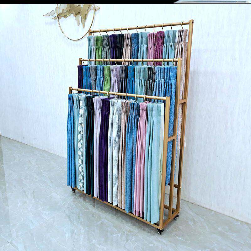 首页 下载app                          神不锈钢挂布架布料展示架