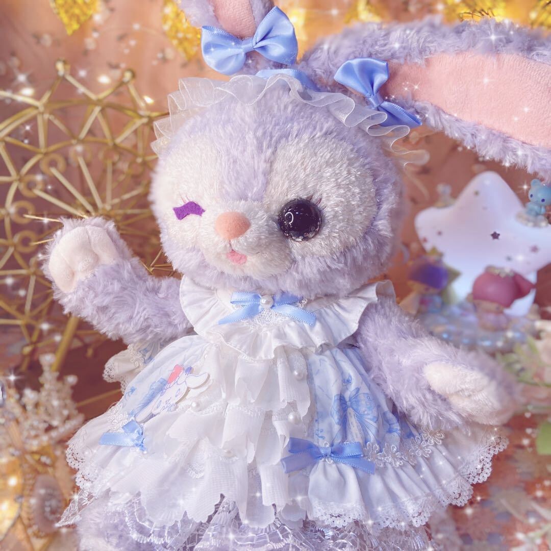 新带路的娃娃新大陆小兔子星黛露礼盒包装套装兔毛绒公仔骨架礼物