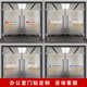 办公室玻璃贴膜玻璃门防撞贴纸腰线公司LOGO磨砂贴装饰店门贴定制
