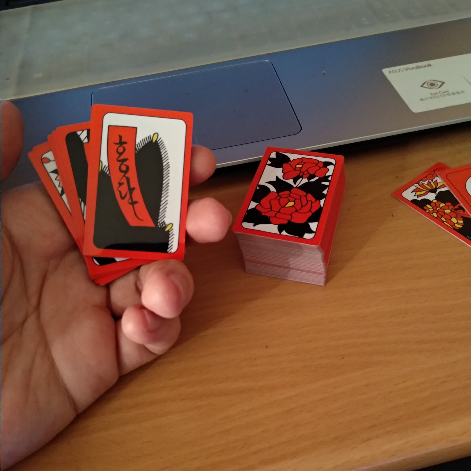 韩国花棋牌塑料卡片卡牌扑克水花防水聚会游戏扑克