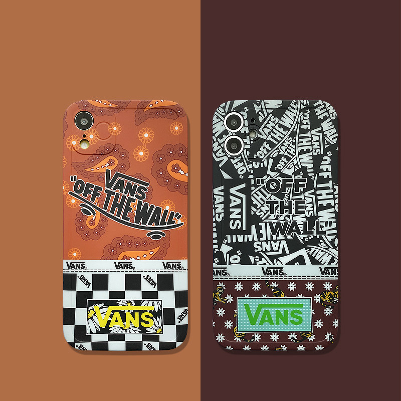 潮牌vans腰果花xr苹果12手机壳iphonex软壳xsmax男女8plus硅胶7p个性