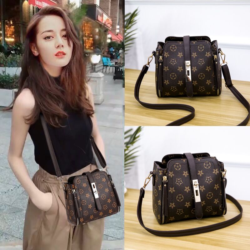 Kamel summer Little bag lady 2019 new pattern fashion Versatile ins One shoulder Messenger Bucket bag summerin the Leather/Lady bags/Men's bag, Ms. bags category - from Buy2taobao.com to provide professional Taobao agent buy service