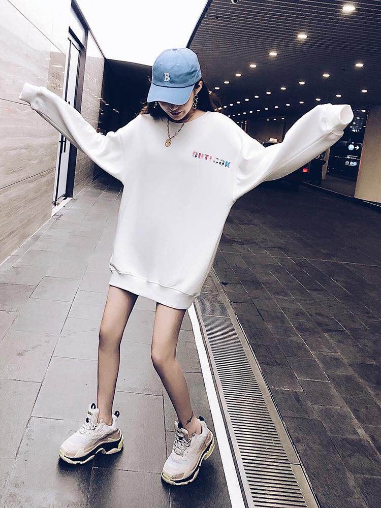 一折不加绒oversize卫衣女