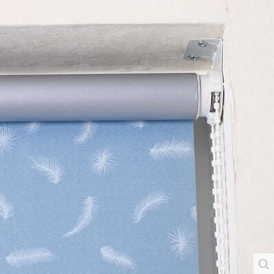 弹簧拉珠上海卷帘遮阳工程式测量办公室安装全遮光窗帘半自动阳台