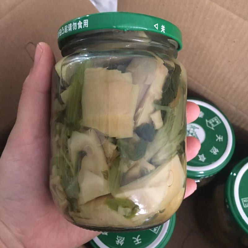 宁波奉化咸菜烤笋玻璃瓶装脆笋即食笋尖2021年新鲜春雷笋清淡下饭