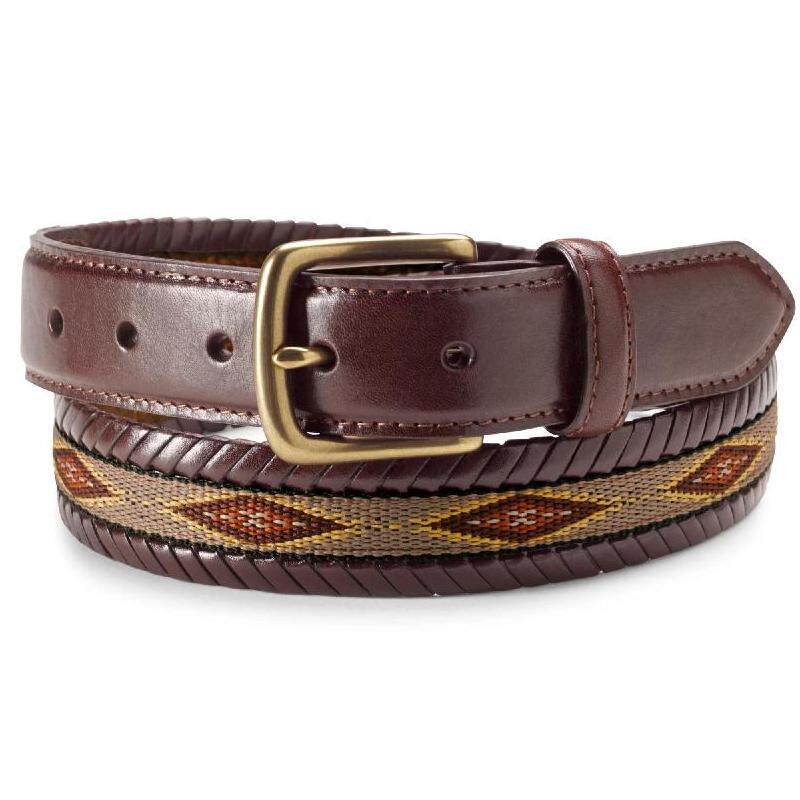 orvis男子腰带可调节图案设计舒适休闲时尚秋季百搭3atz