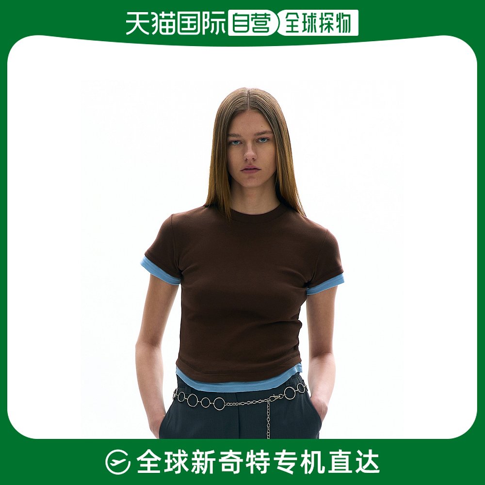 韩国直邮partimento 通用 上装T恤短袖
