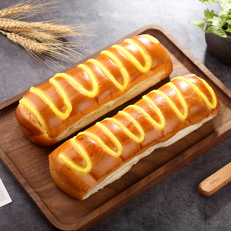 夹心面包梁福吉毛毛虫豆酱豆沙松软早餐西式糕点