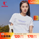 中国乔丹运动短袖女装2024夏季休闲潮流半袖衫运动上衣圆领t恤女T