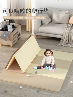 儿童爬爬地垫婴儿爬行宝宝加厚垫家用可折叠安全无毒游戏垫拼接垫
