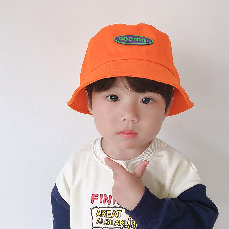 儿童渔夫帽春秋薄款宝宝帽子太阳夏季可爱夏天男女童防晒遮阳凉帽