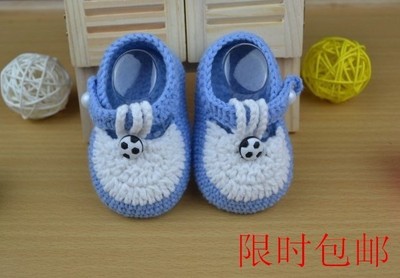 宝宝编织鞋成品图片