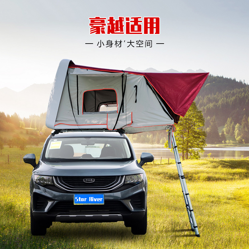 豪越suv车载车顶帐篷房牧马人硬壳