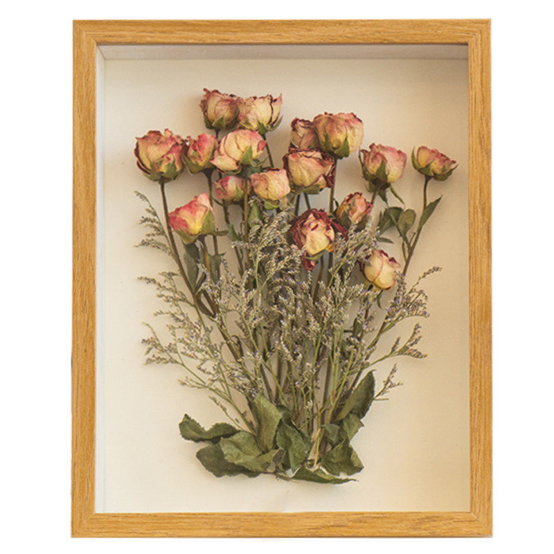 立体中空标本框diy手工相框摆台蝴蝶昆虫粘土干花保存展示画框架