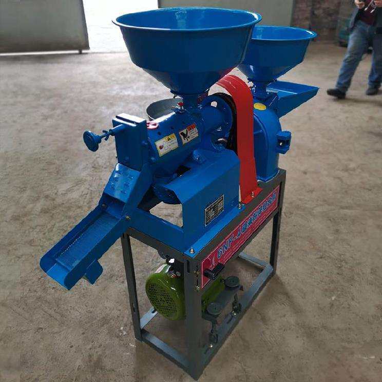 碾米剥玉米农业i家用小型智能打米机新款机谷机220v脱皮机台.