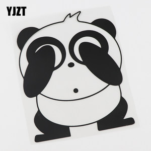 汽车可爱贴纸熊猫图片