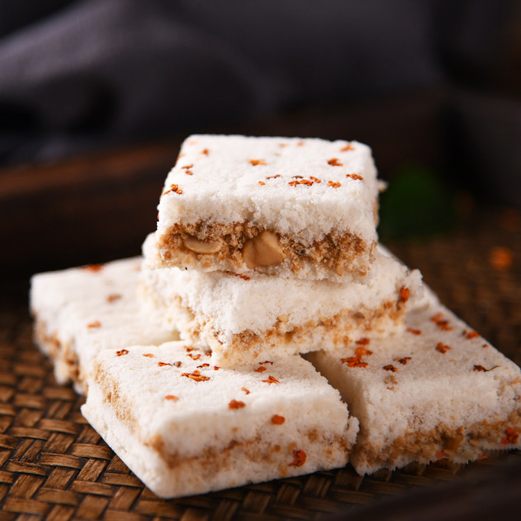 史家糕点桂花糕软糯传统手工温州特产芝麻糕老式点心早餐蒸糯米糕