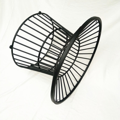 定制铁u艺桌架桌腿支架圆形办公会议桌架子花园圆桌大理石餐台脚