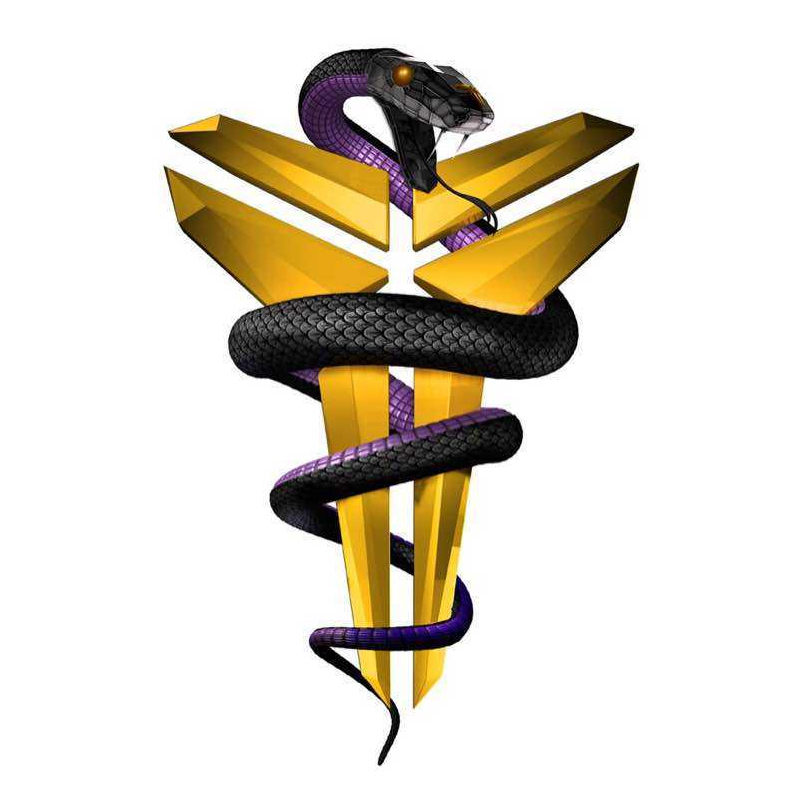 9汽车nba科比标志kobe黑曼巴精神乔丹3d金属车标车贴车身篮球贴纸已售