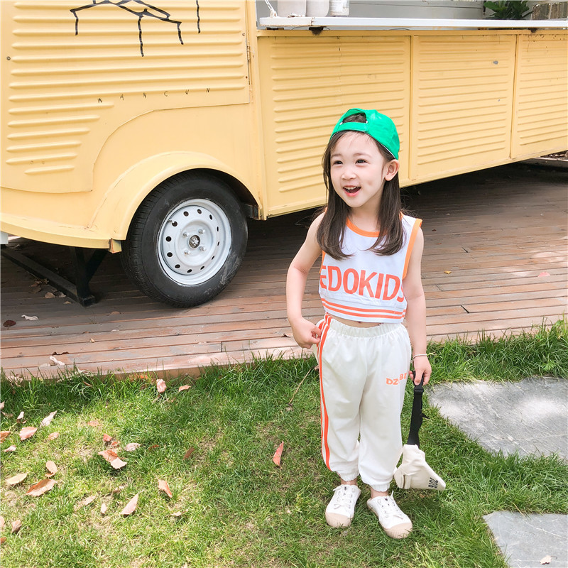 网红女童装洋气夏季纯棉儿童时尚套装韩版小孩夏天衣服潮流|ruв категории Детская одежда, костюм - от Buy2taobao.com для оказания профессиональной услуги покупки агента Taobao